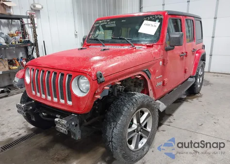2019 Jeep Wrangler Unlimited Sahara 4X4 from USA, damaged, VIN 1C4HJXEN0KW591945